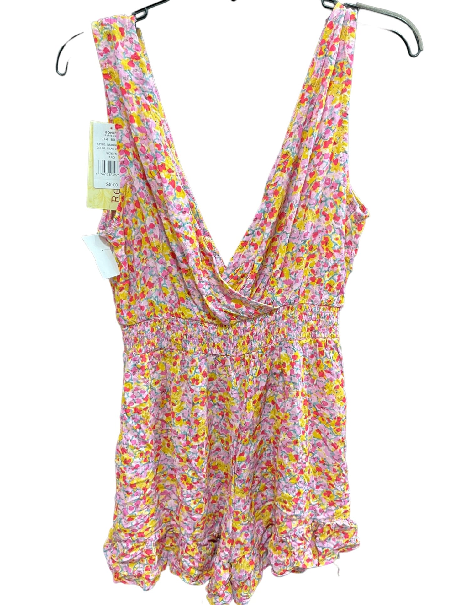 Floral Print Romper Rewind, Size M