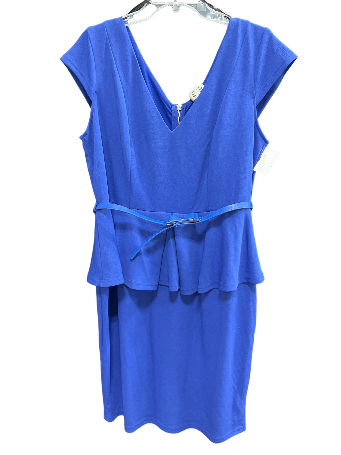 Blue Dress Party Short City Chic, Size Xl