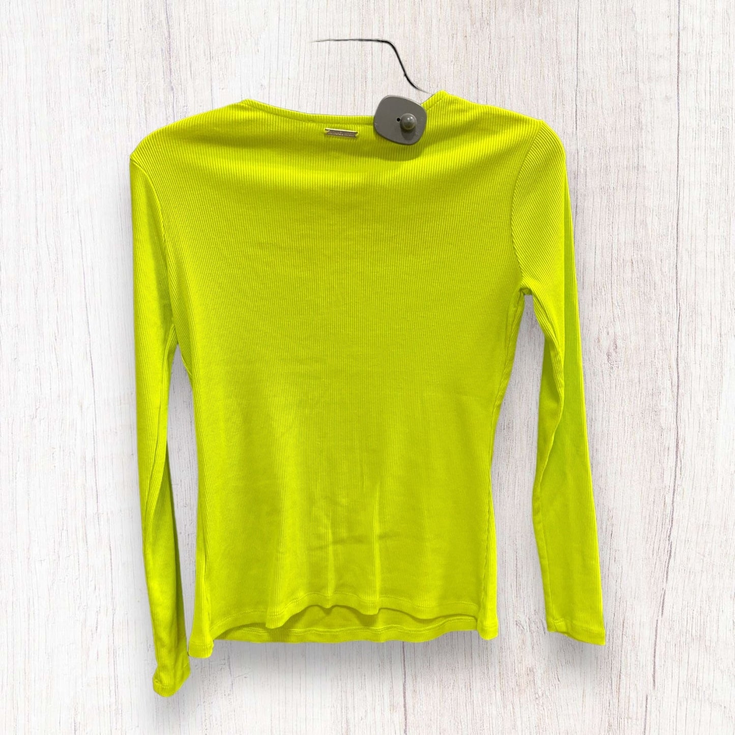 Green Top Long Sleeve Michael By Michael Kors, Size Xs