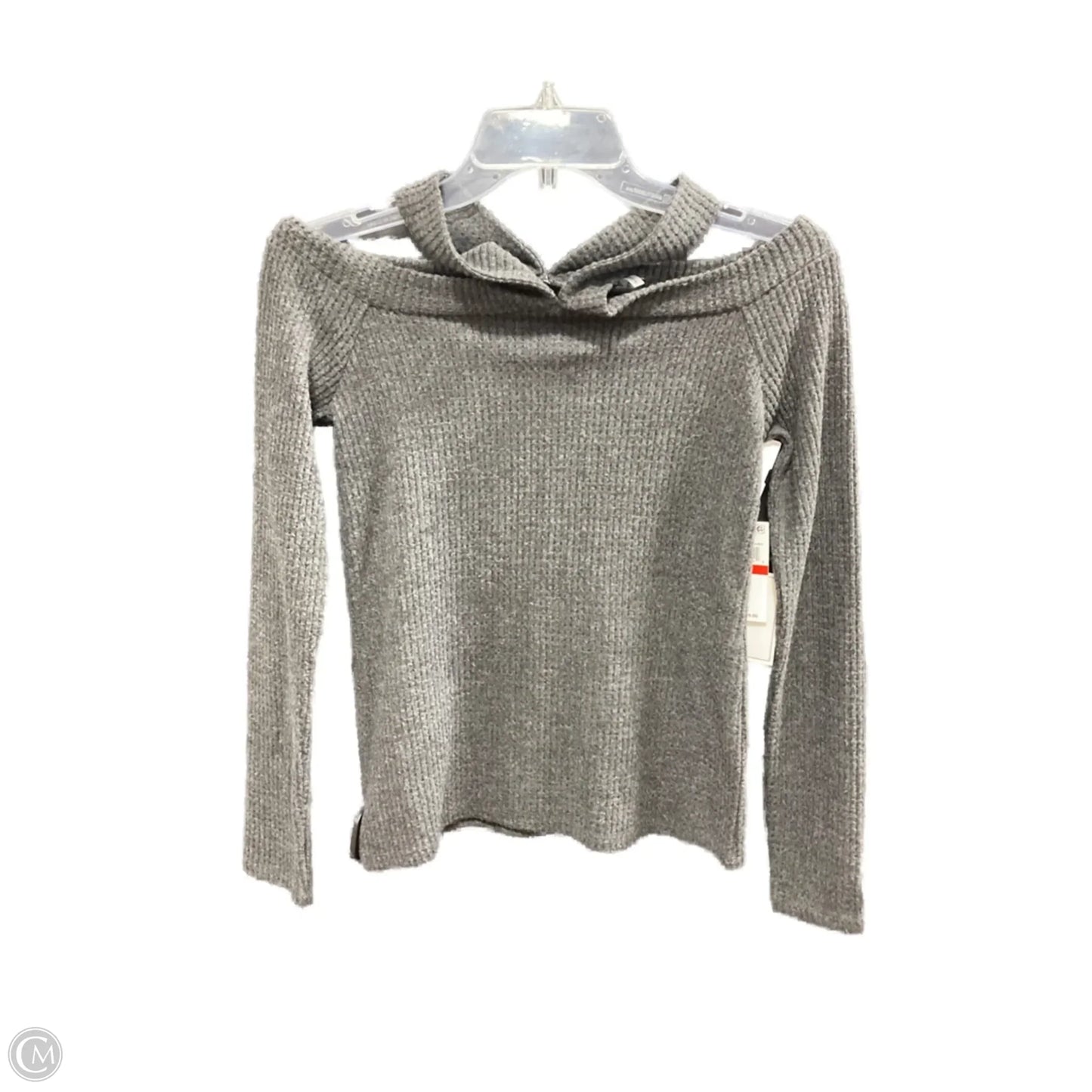 Top Long Sleeve Basic By 1.state In Grey, Size: Xs