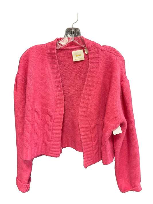 Sweater Cardigan By Maeve In Pink, Size: Os