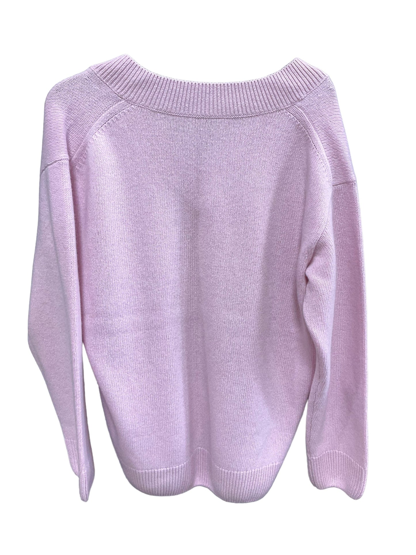 Sweater Cashmere By St John Knits In Purple, Size: M