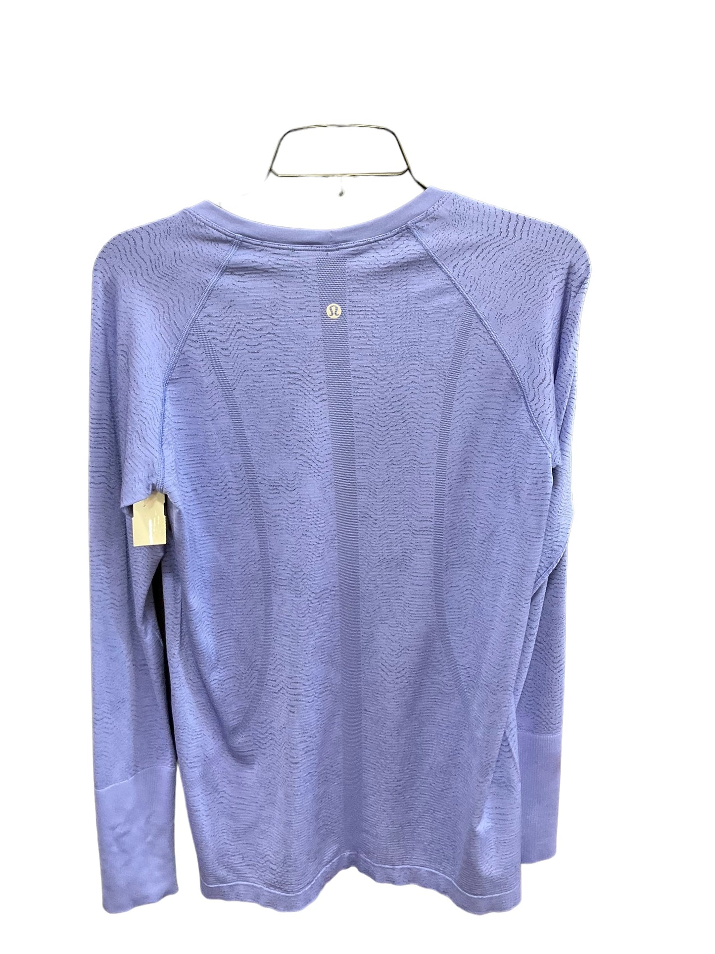 Athletic Top Long Sleeve Crewneck By Lululemon In Purple, Size: M