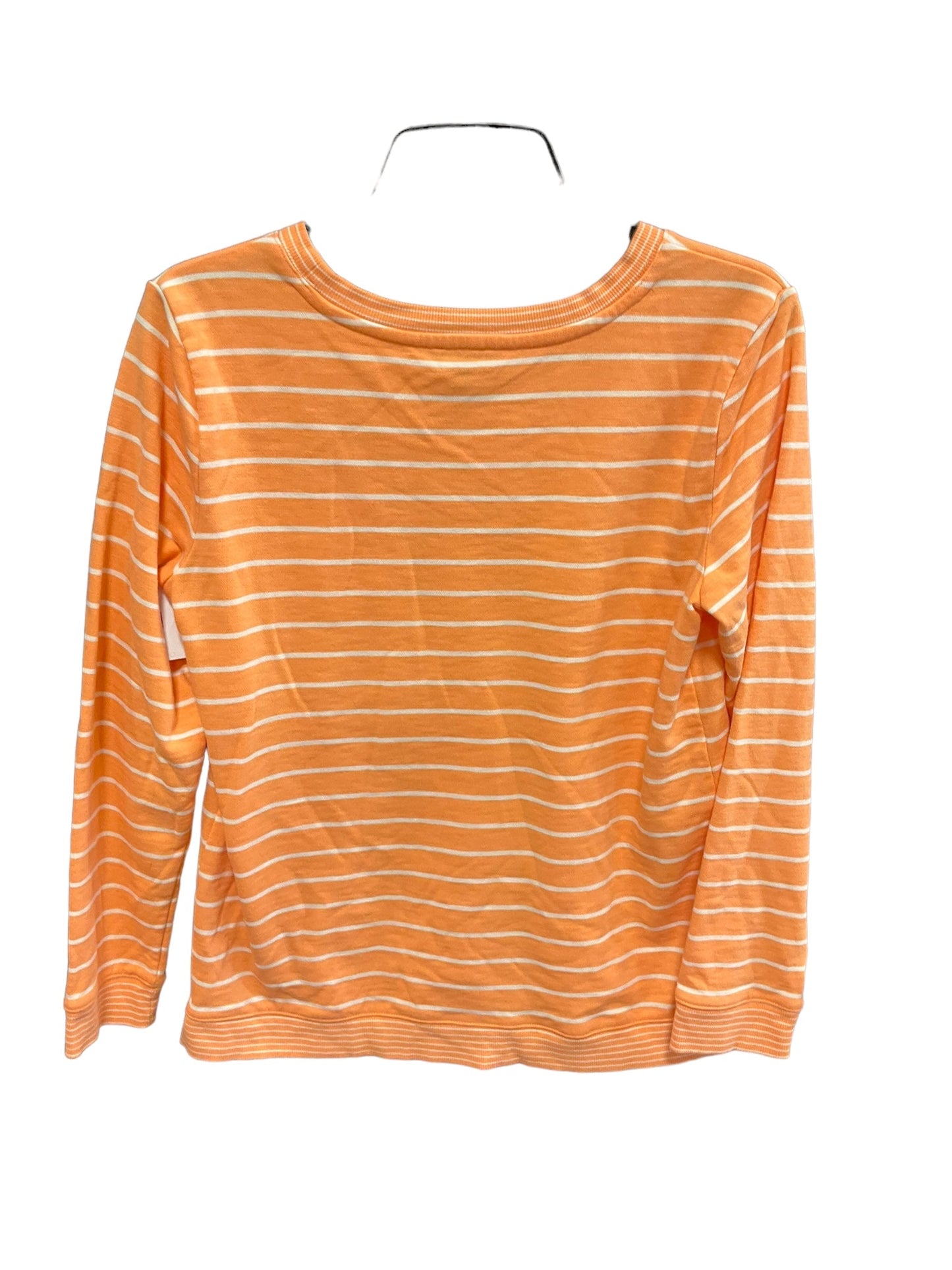 Top Long Sleeve By Talbots In Orange, Size: S