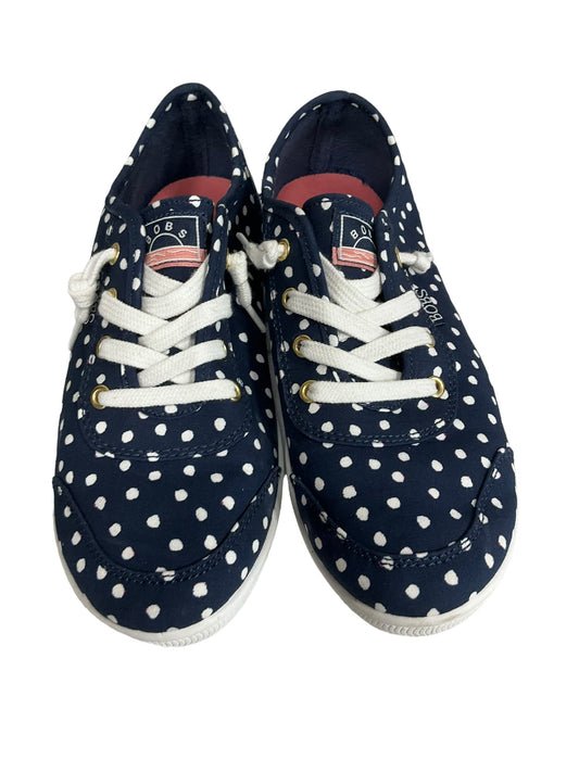 Shoes Sneakers By Bobs In Blue & White, Size: 6.5