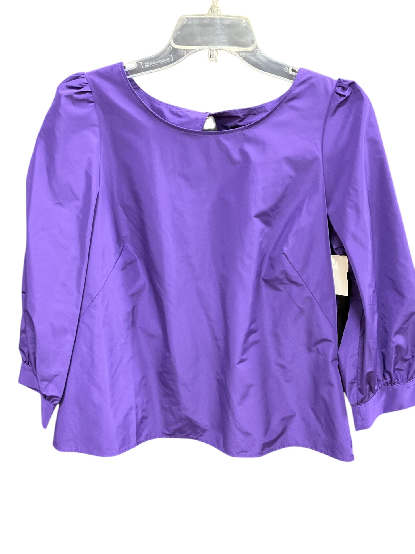 Top 3/4 Sleeve By Talbots In Purple, Size: M