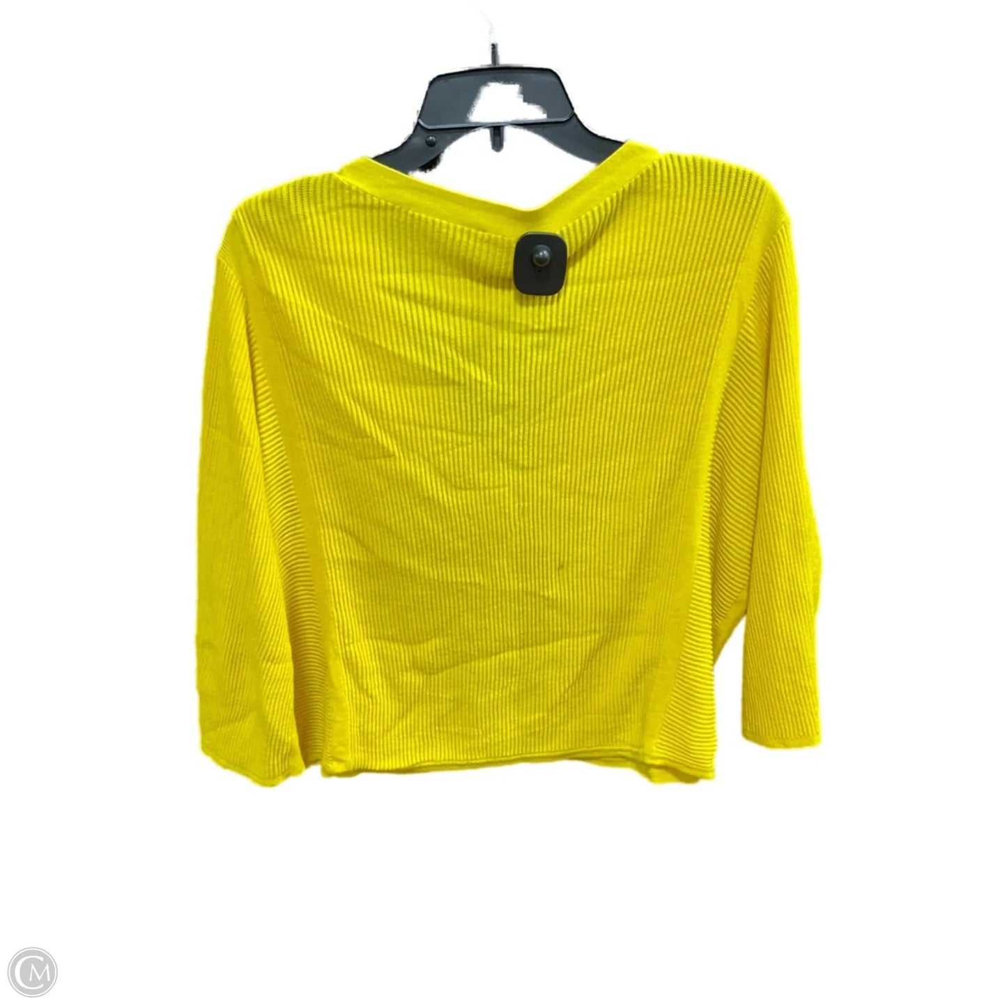 Sweater Cardigan By Cabi In Yellow, Size: S