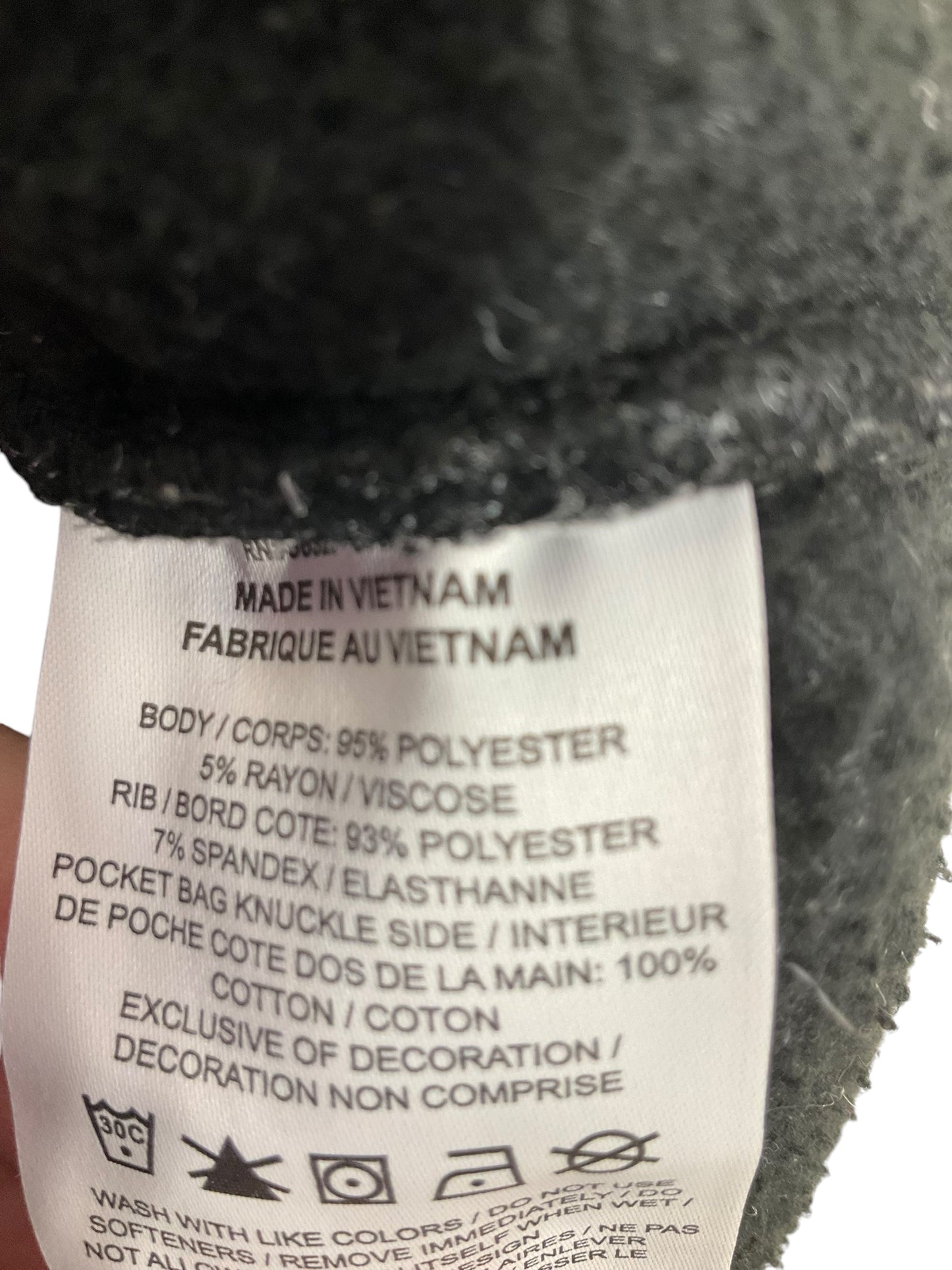 Athletic Jacket By Nike In Black, Size: M