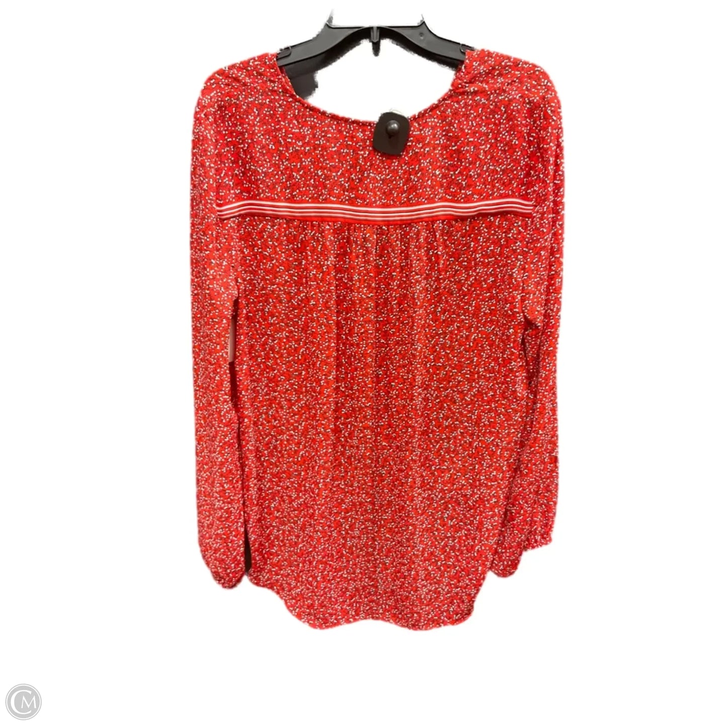 Top Long Sleeve By Max Studio In Red, Size: Xl