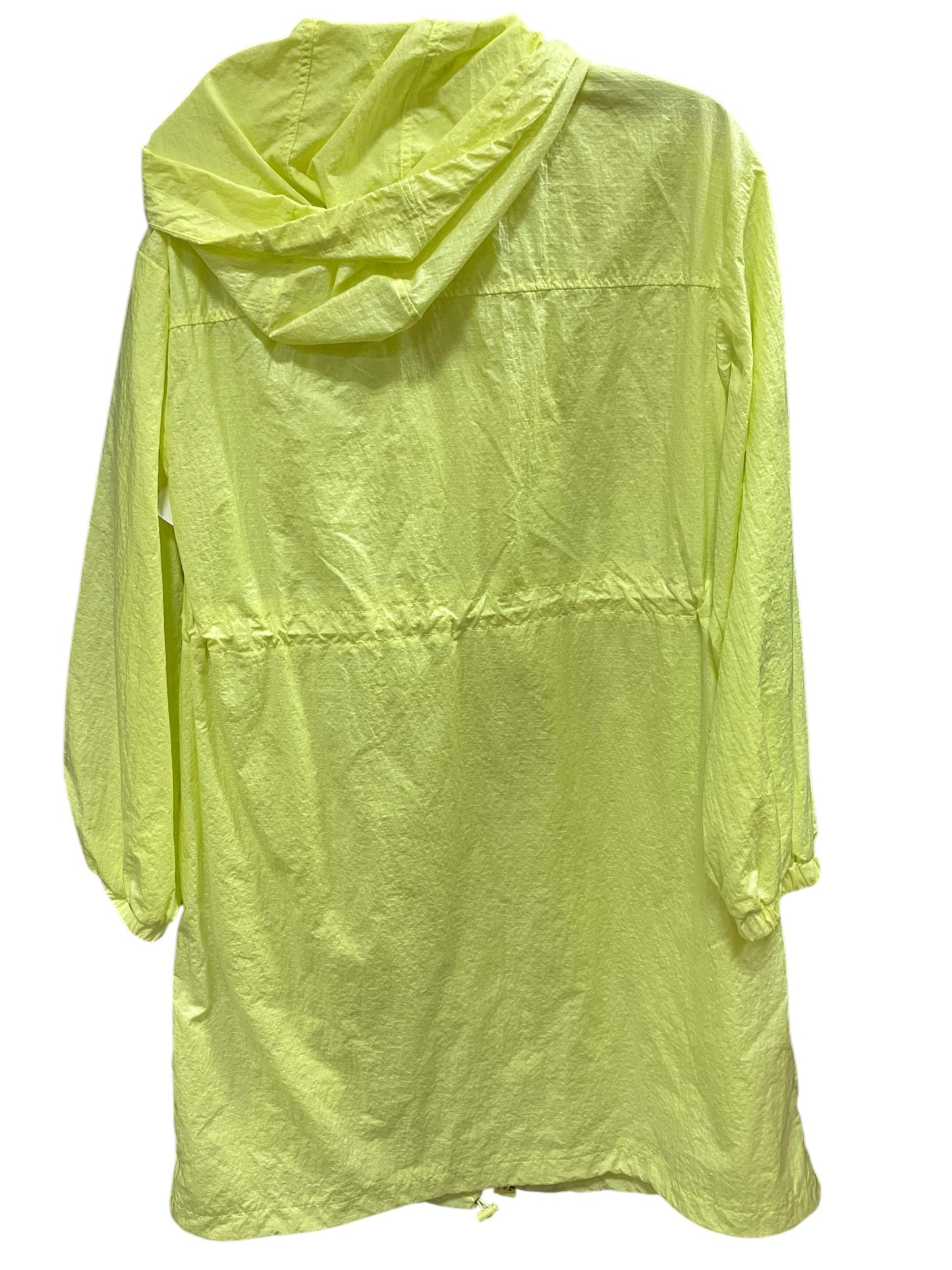 Coat Raincoat By Clothes Mentor In Green, Size: S