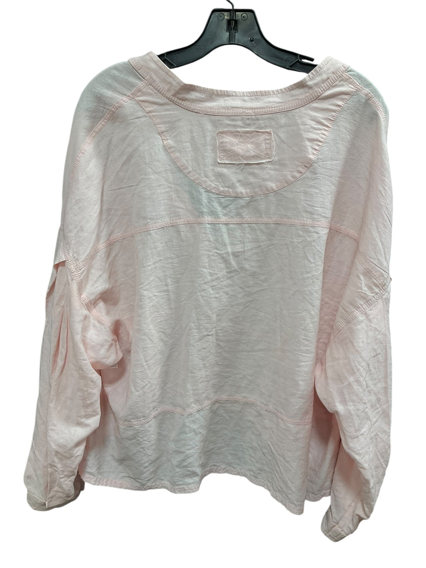 Top Long Sleeve By We The Free In Pink, Size: S