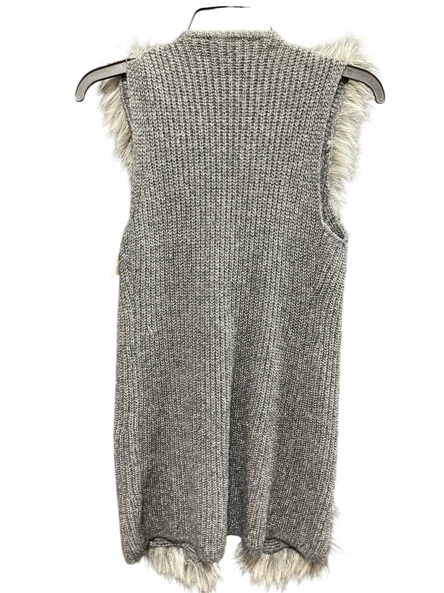 Vest Sweater By White House Black Market In Grey, Size: Xs