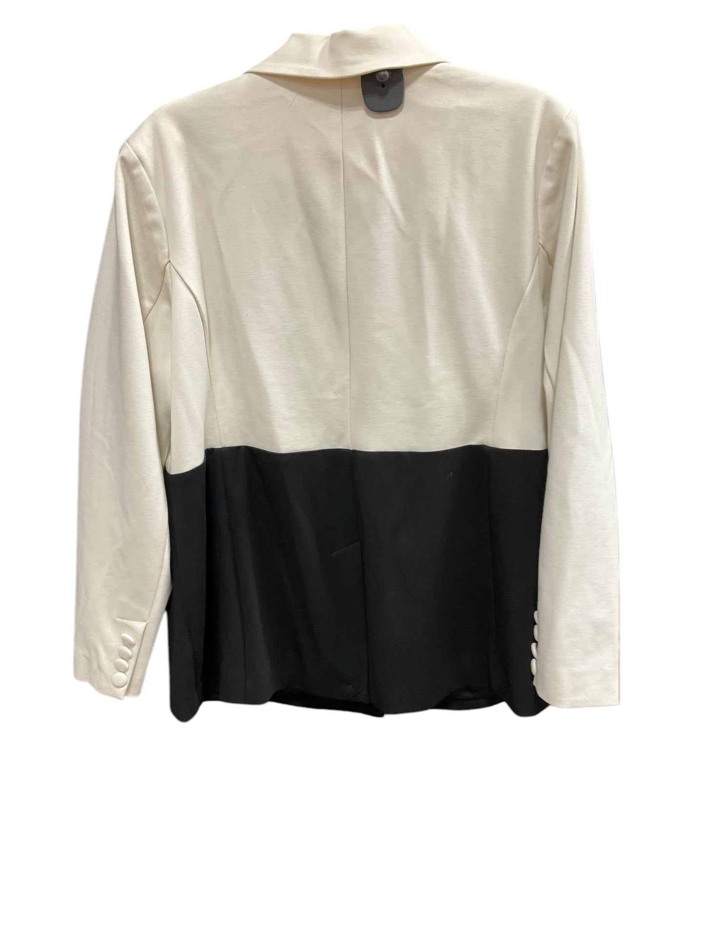 Blazer By Clothes Mentor In Black & White, Size: 1x