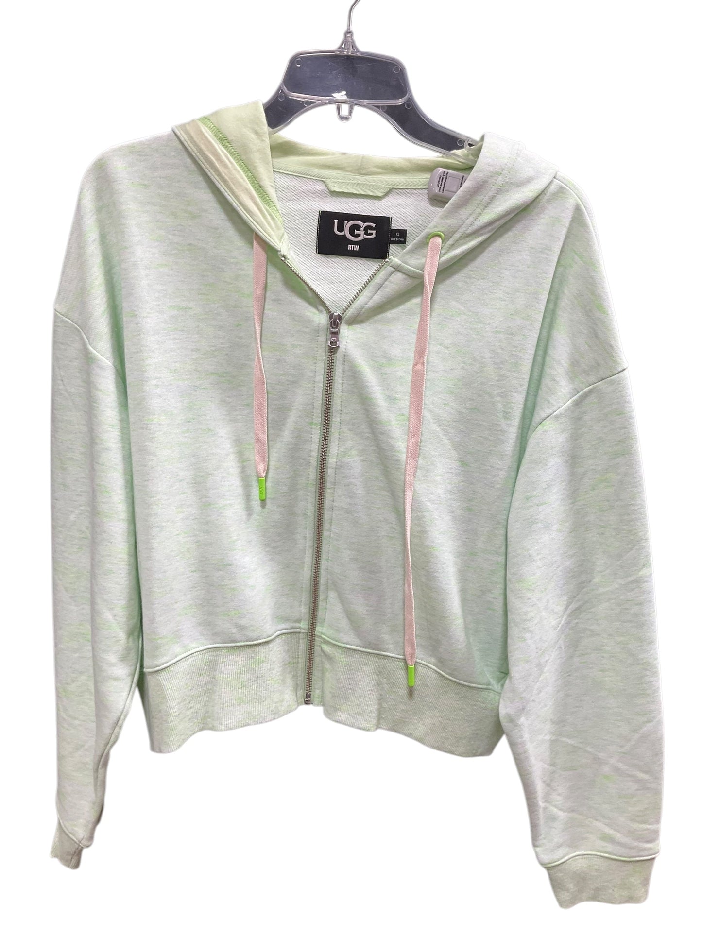 Sweatshirt Hoodie By Ugg In Green, Size: Xl