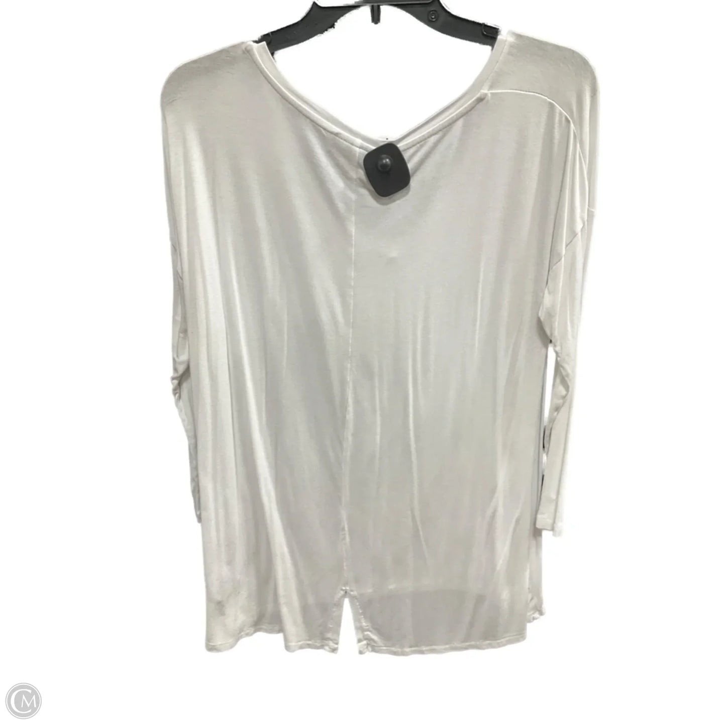 Top 3/4 Sleeve Basic By Metaphor In White, Size: M