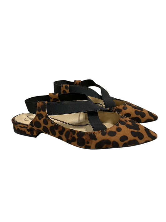 Shoes Flats By Jessica Simpson In Animal Print, Size: 8