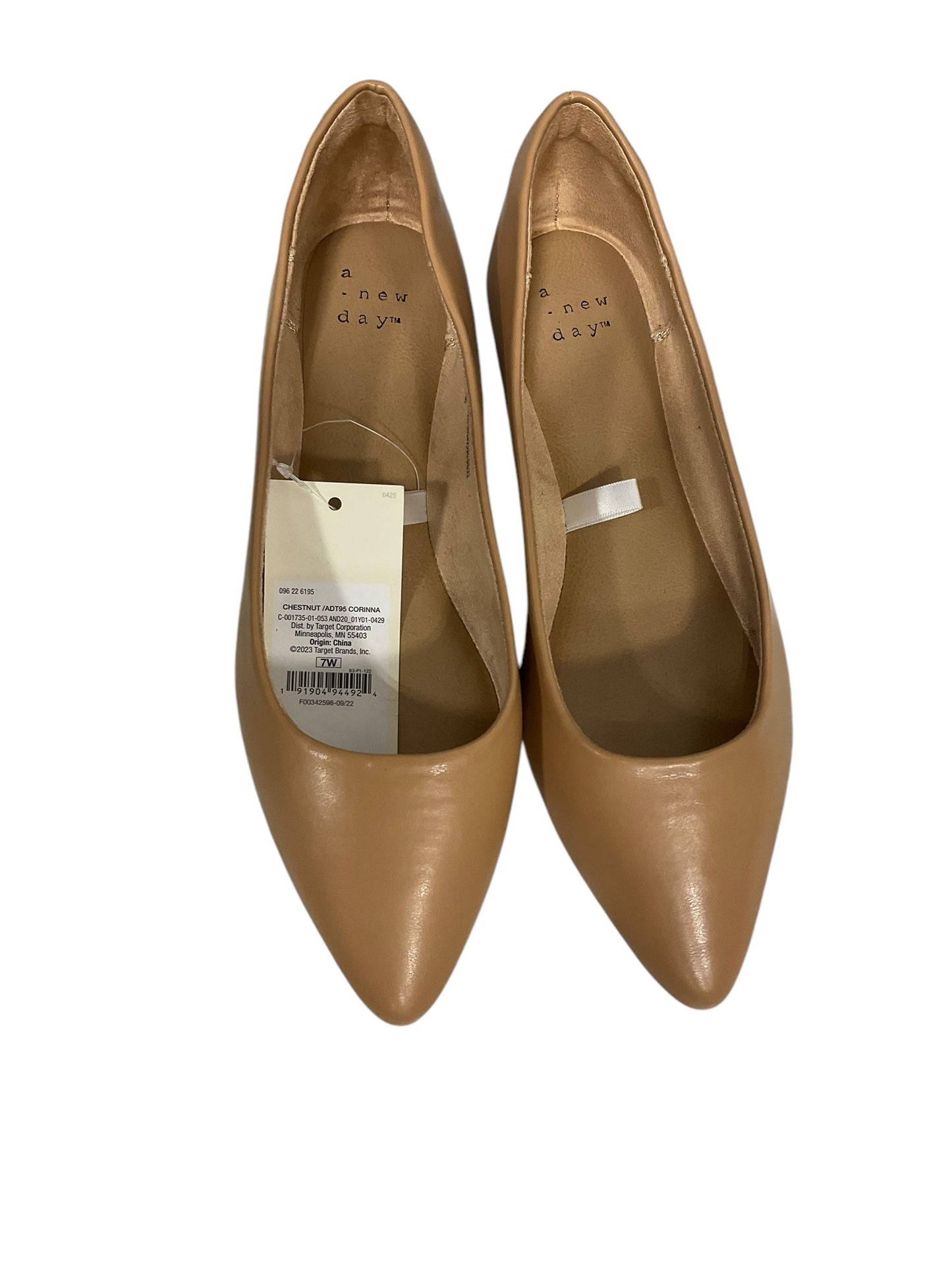 Shoes Flats By A New Day In Tan, Size: 7