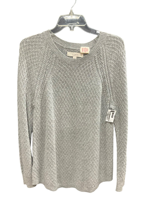 Sweater By Loft In Grey, Size: M