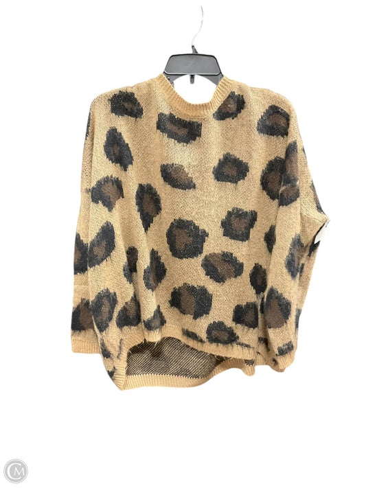 Sweater By She + Sky In Black & Tan, Size: Osfm