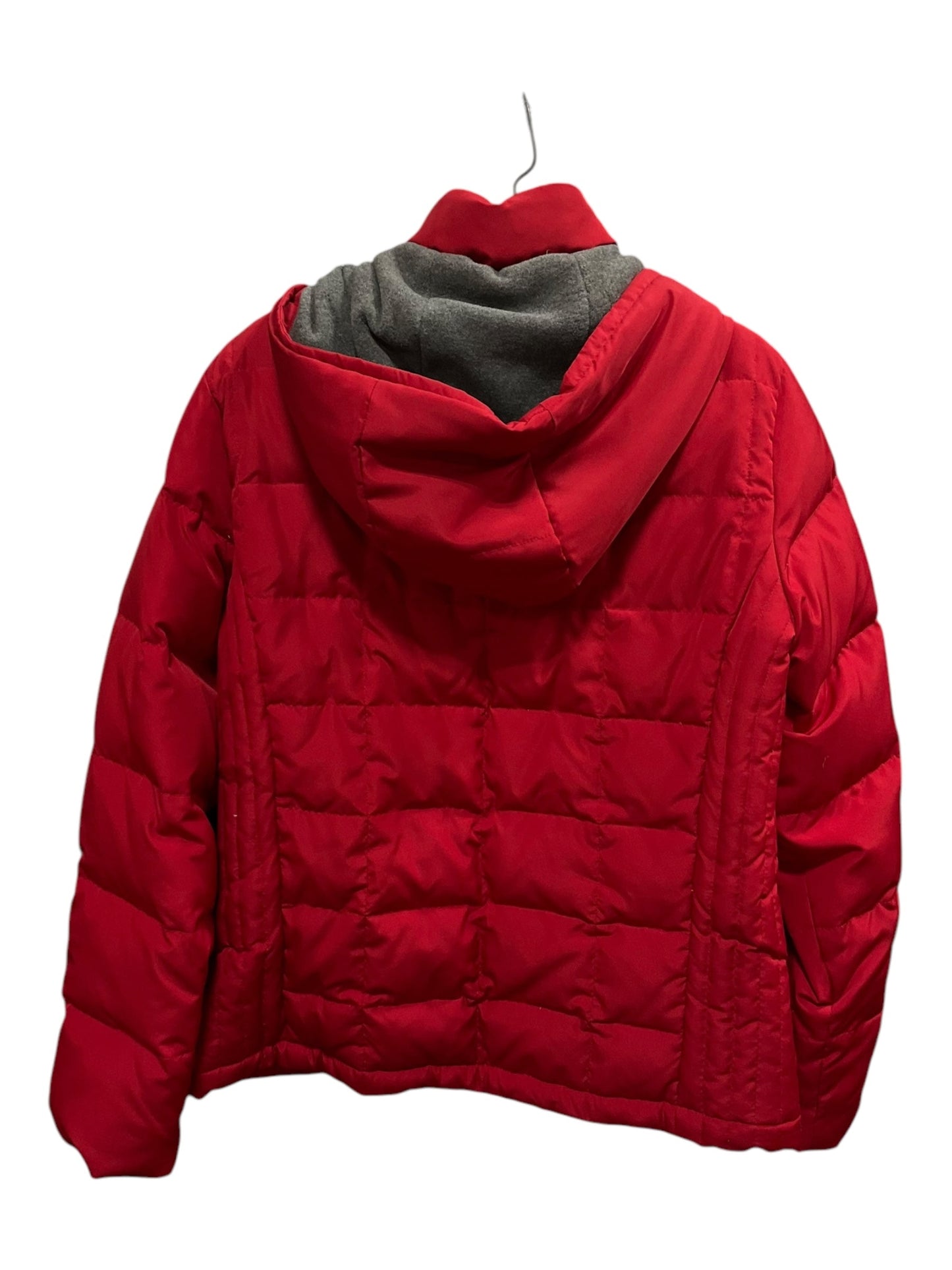 Coat Parka By New York And Co In Red, Size: L