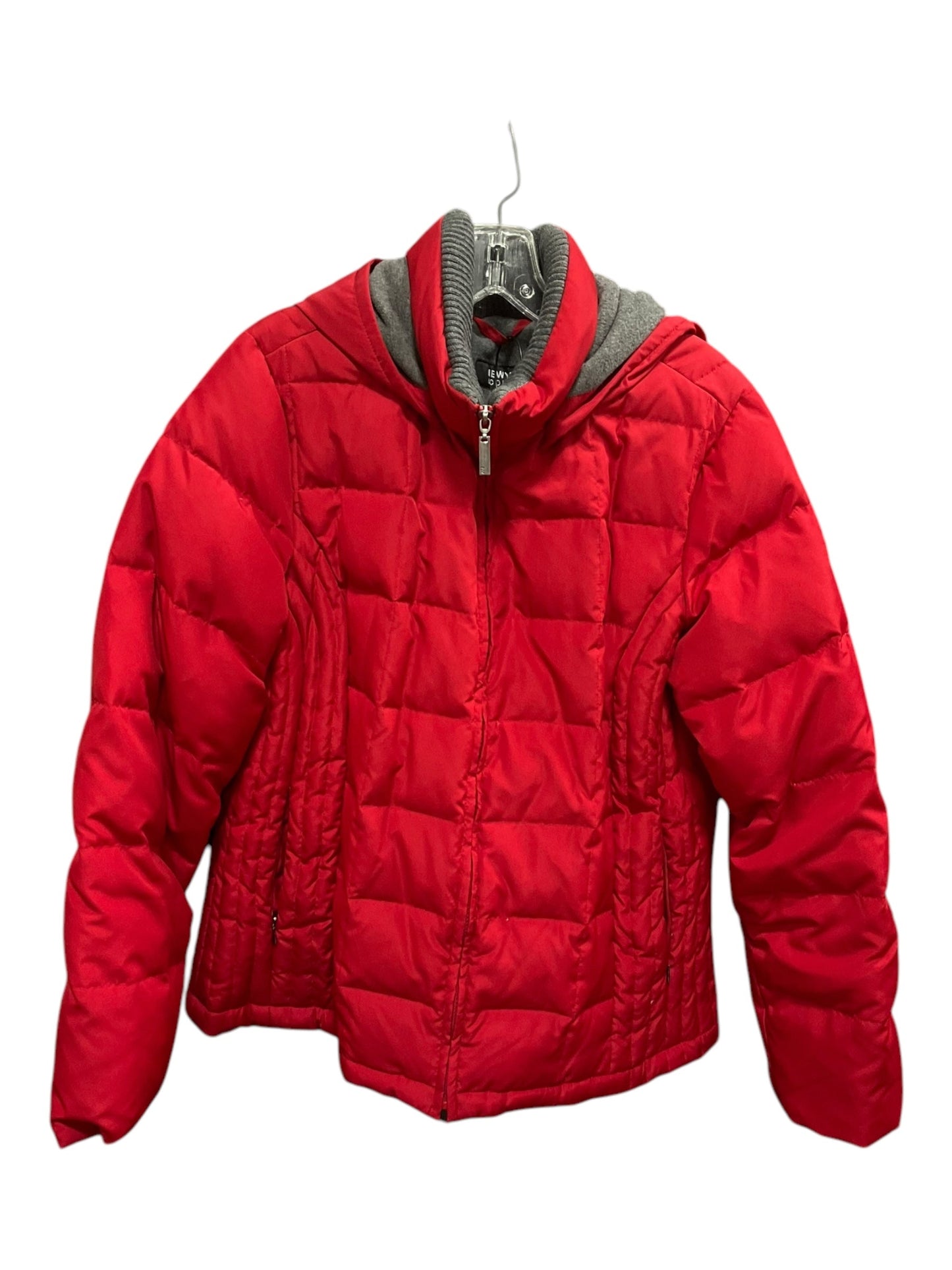 Coat Parka By New York And Co In Red, Size: L