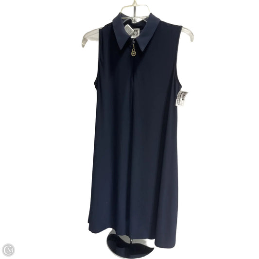 Dress Casual Short By Anne Klein In Navy, Size: S