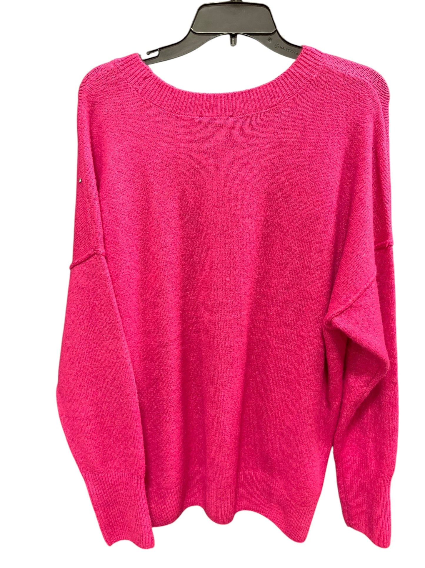 Sweater By Cece In Pink, Size: L