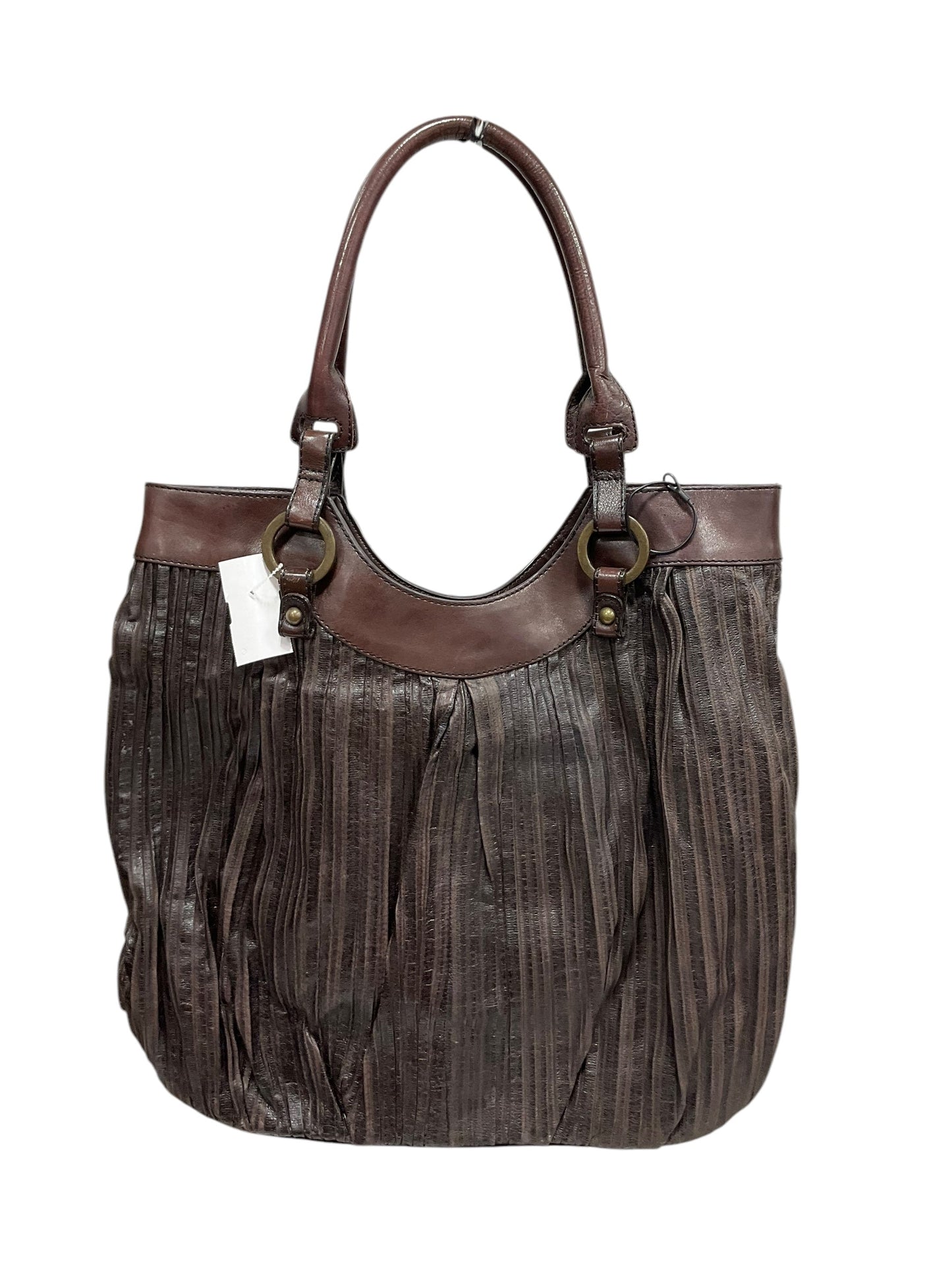 Handbag Leather By Coldwater Creek, Size: Large