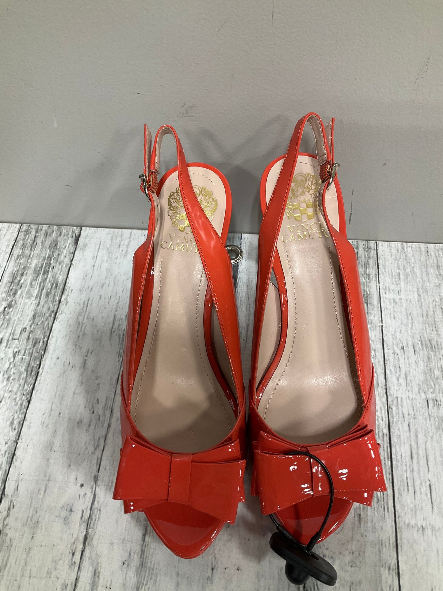 Shoes Heels Stiletto By Vince Camuto In Orange, Size: 8.5