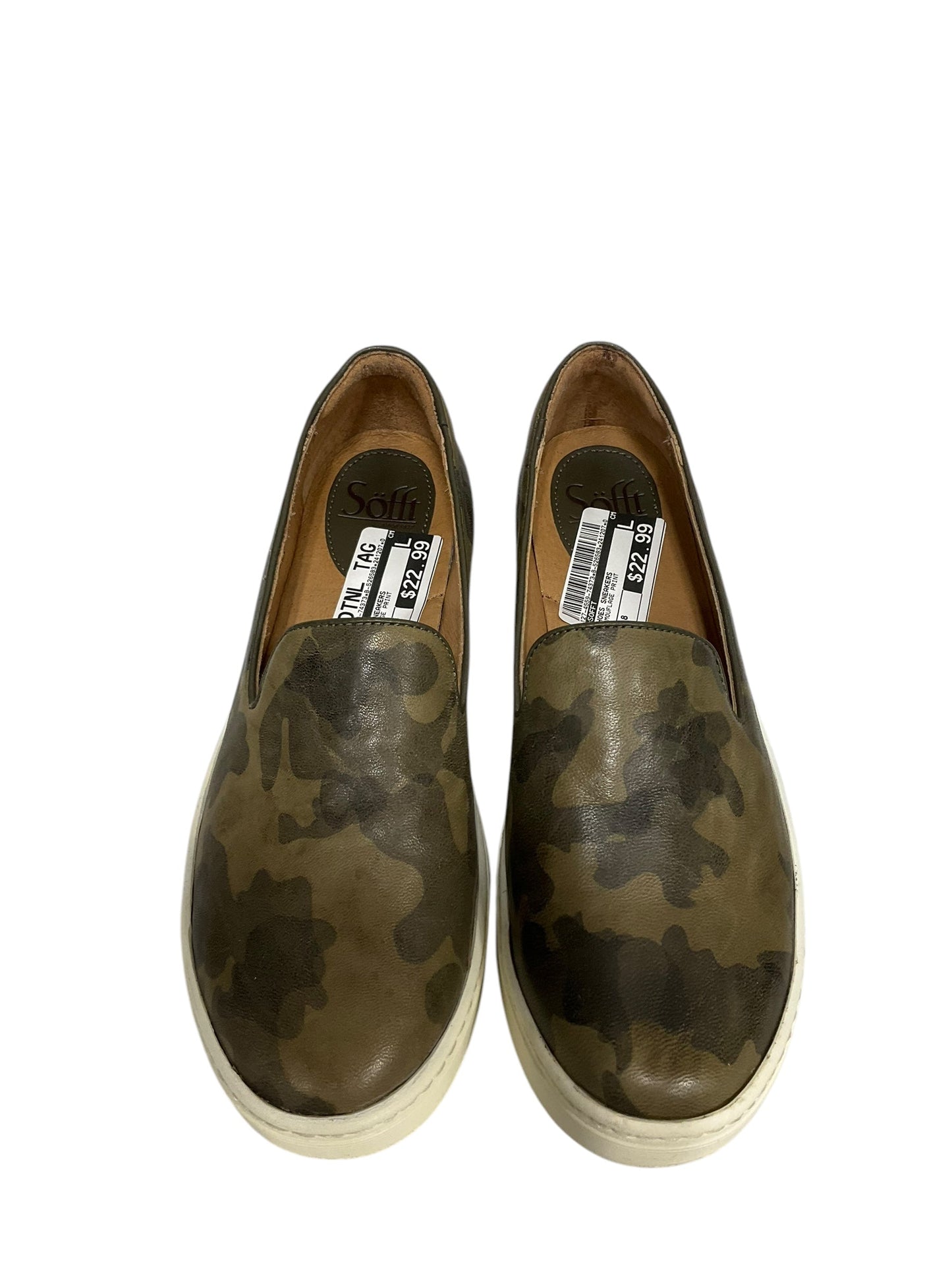 Shoes Sneakers By Sofft In Camouflage Print, Size: 8