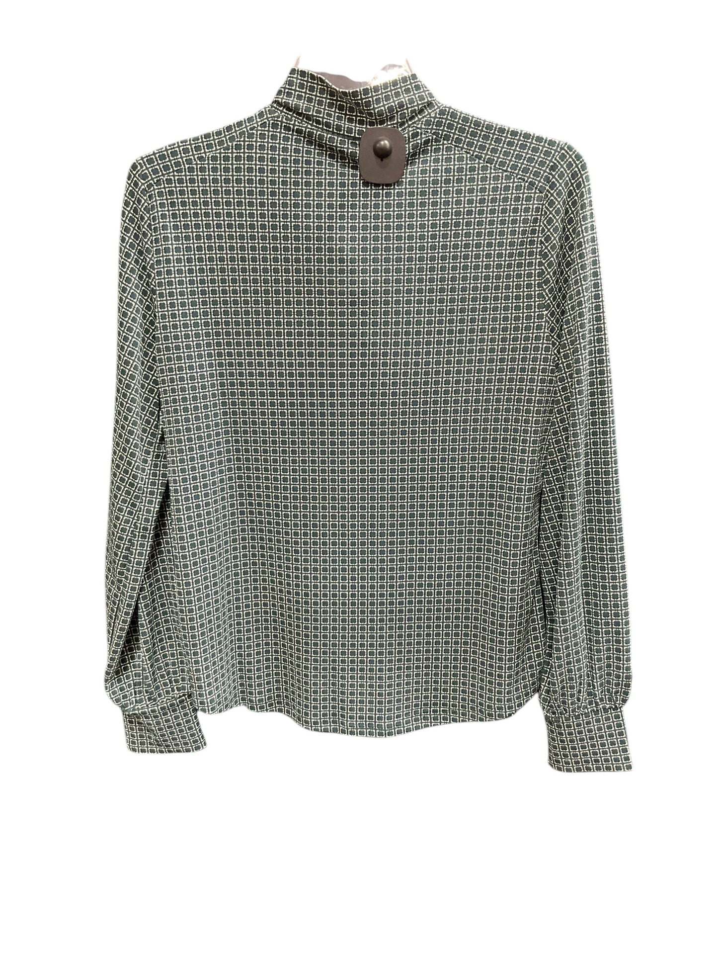 Top Long Sleeve By Adrianna Papell In Green, Size: S