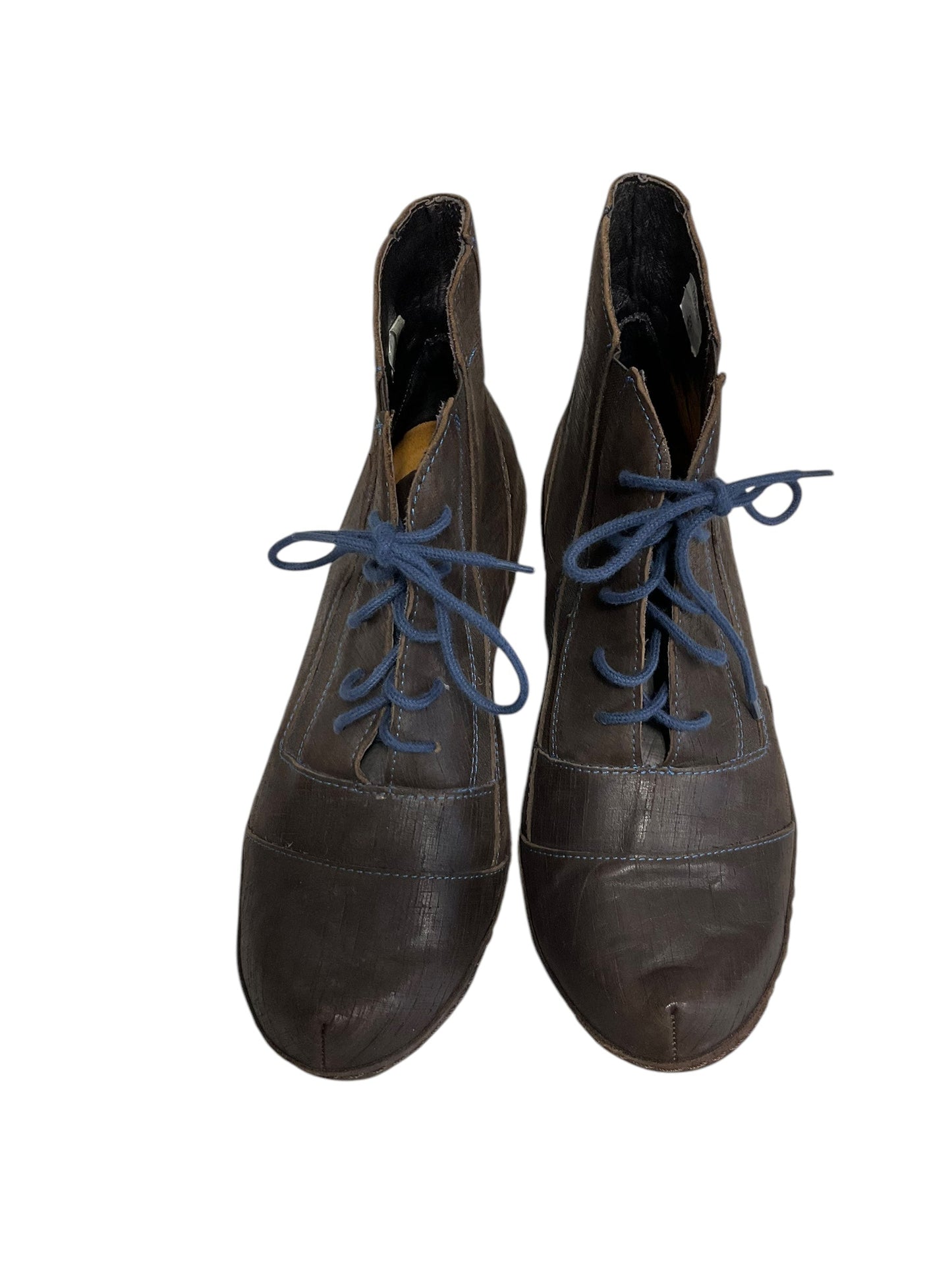 Boots Ankle Heels By Naot In Brown, Size: 6.5