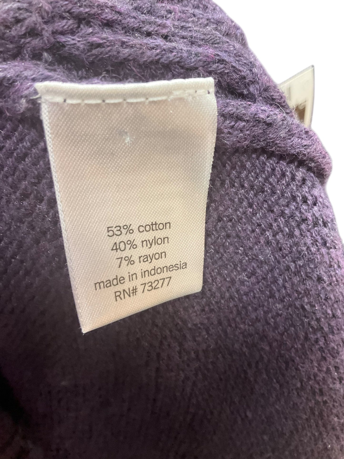 Sweater By Sonoma In Purple, Size: M