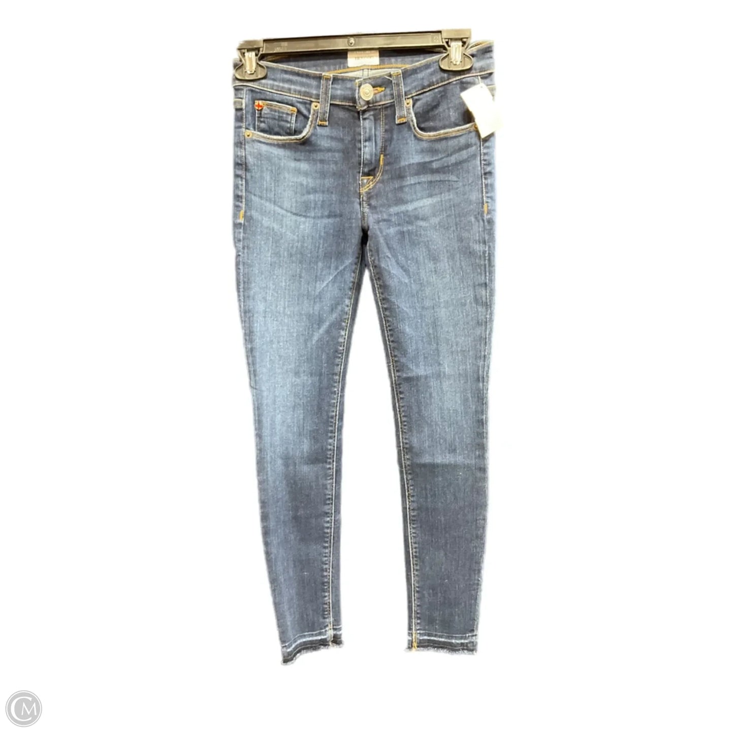 Jeans Skinny By Hudson In Blue Denim, Size: 4