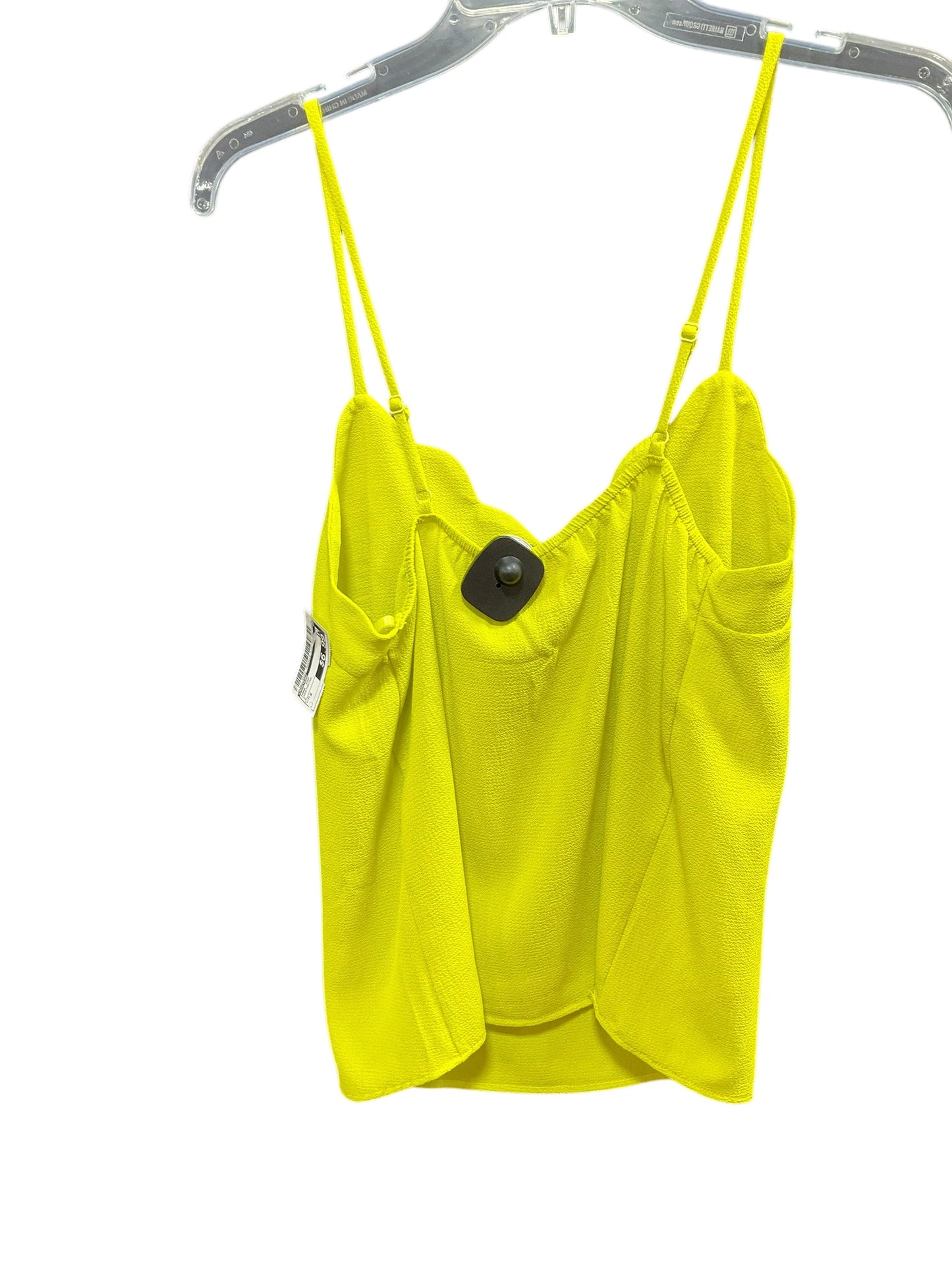 Tank Top By Monteau In Chartreuse, Size: S