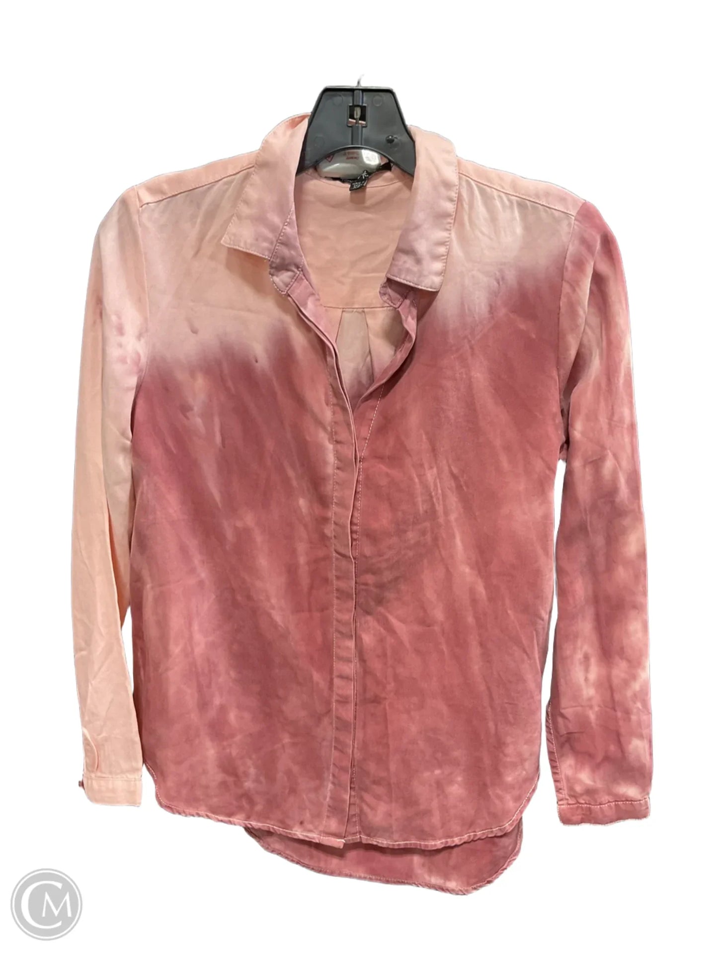 Blouse 3/4 Sleeve By Velvet Heart In Pink, Size: Xs