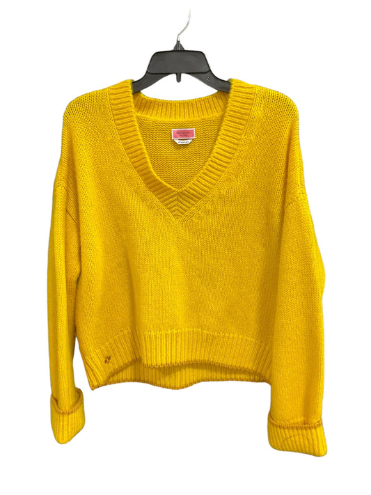 Sweater Designer By Kate Spade In Yellow, Size: Xl