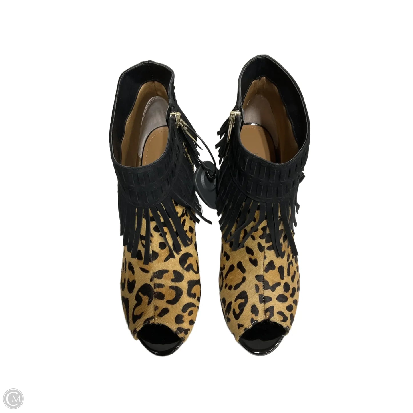 Boots Ankle Heels By J Renee In Animal Print, Size: 10