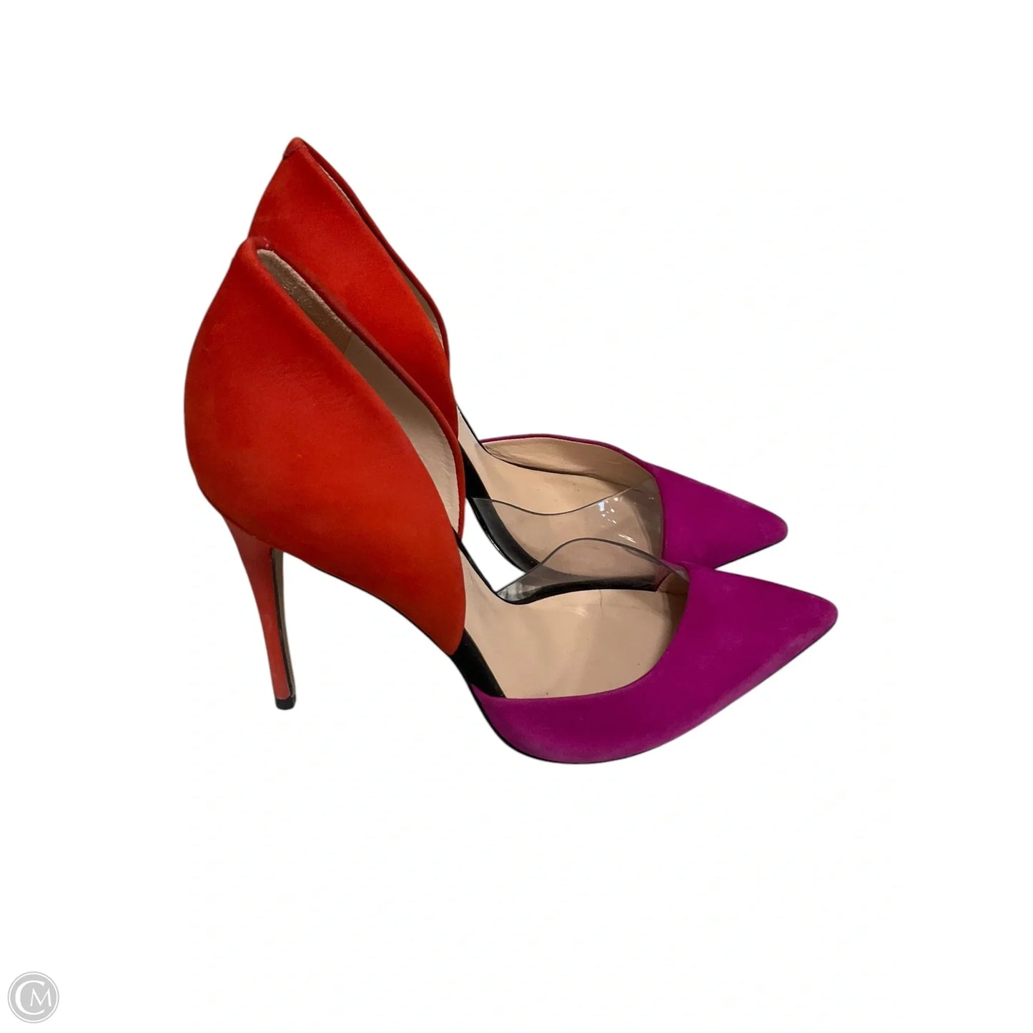 Shoes Heels Stiletto By Aldo In Orange & Pink, Size: 7