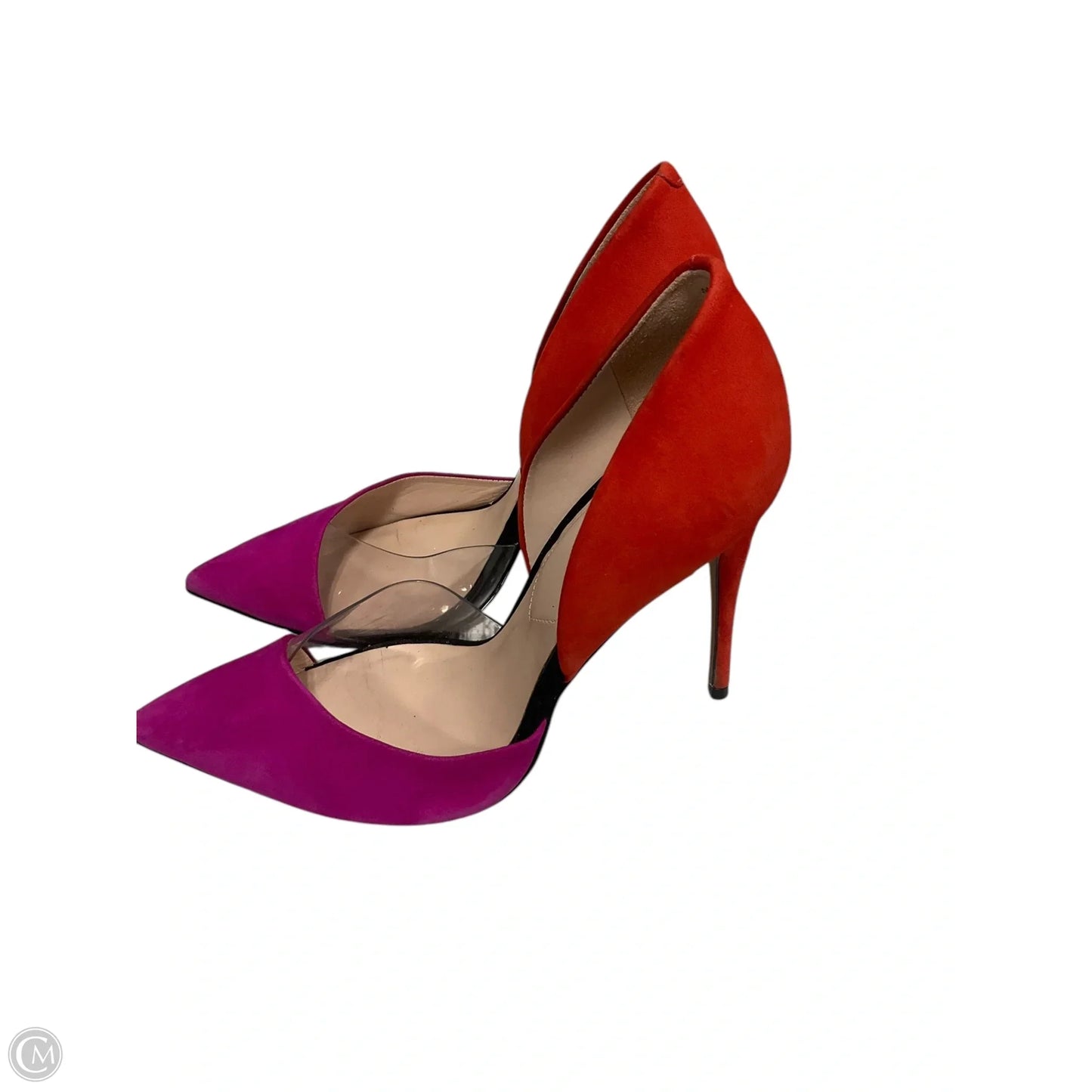 Shoes Heels Stiletto By Aldo In Orange & Pink, Size: 7