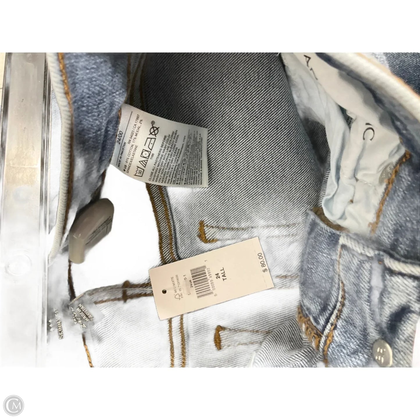 Jeans Skinny By Banana Republic In Blue, Size: 0