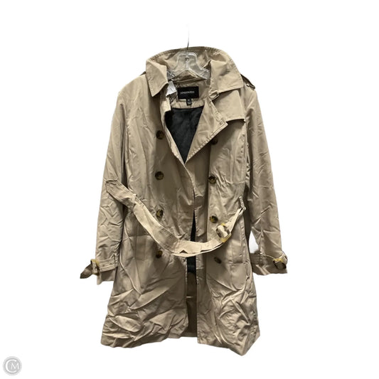 Coat Trench Coat By London Fog In Tan, Size: M