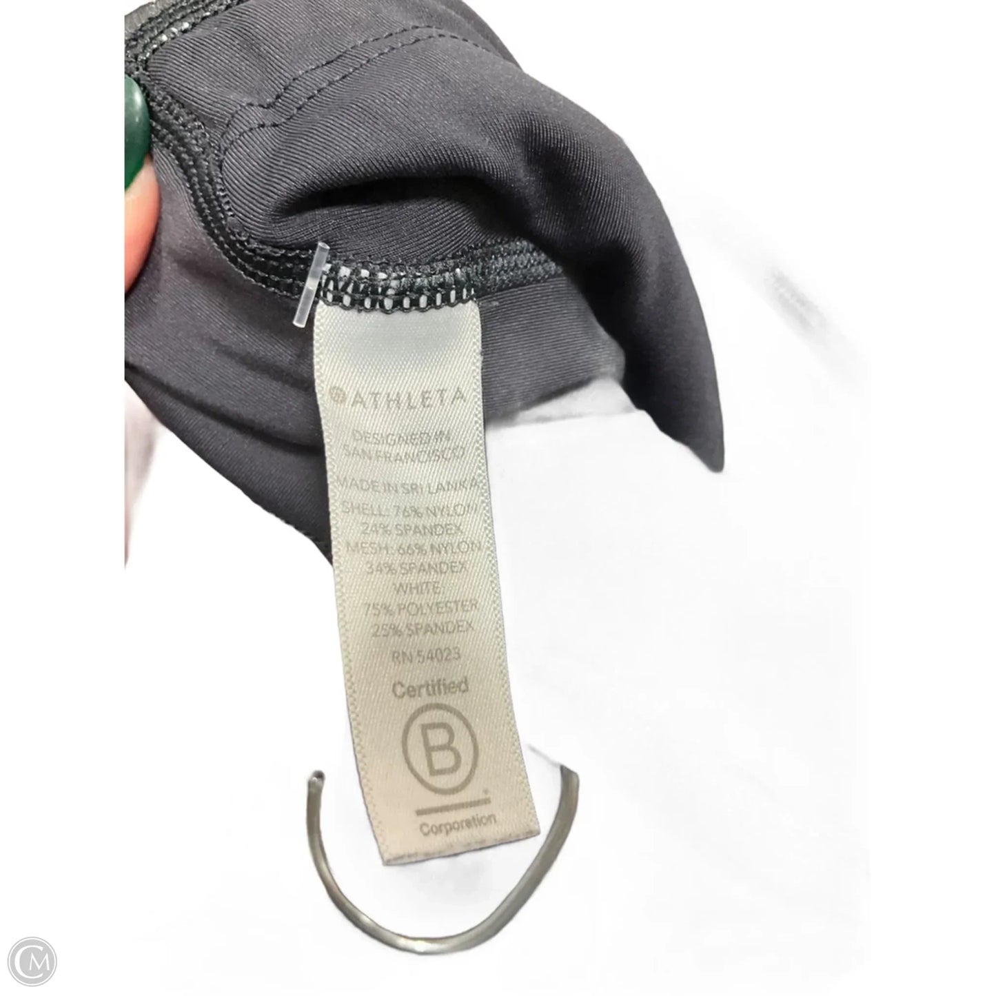 Athletic Capris By Athleta In Black, Size: 1x