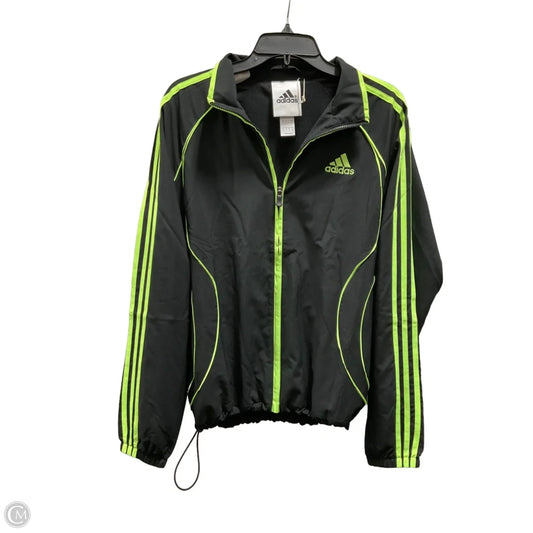 Athletic Jacket By Adidas In Black, Size: S