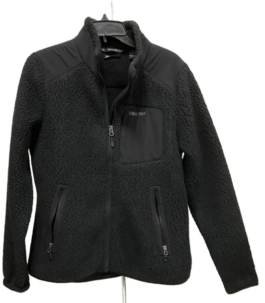 Jacket Faux Fur & Sherpa By Marmot In Black, Size: L