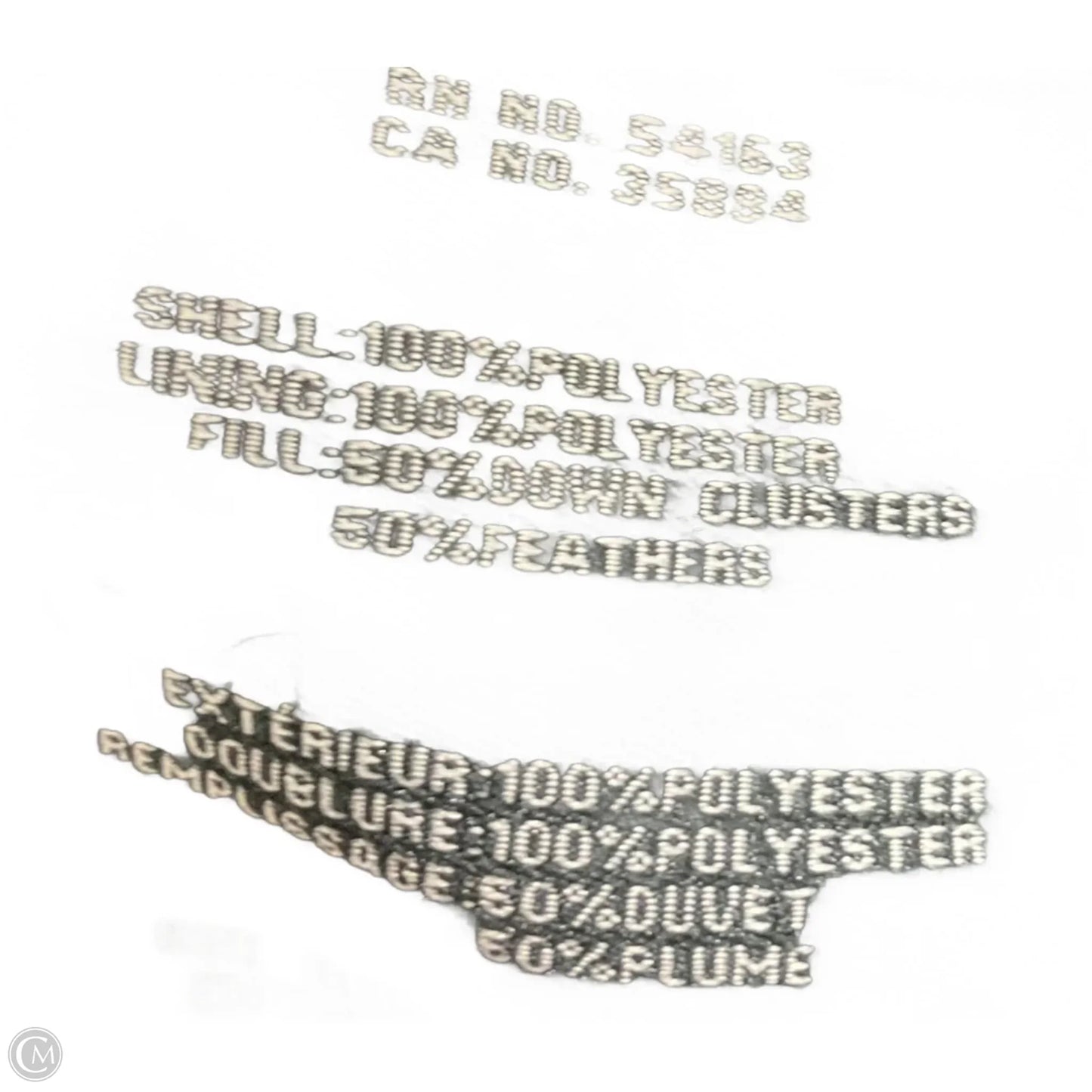 Coat Parka By Cole-haan In Black, Size: S