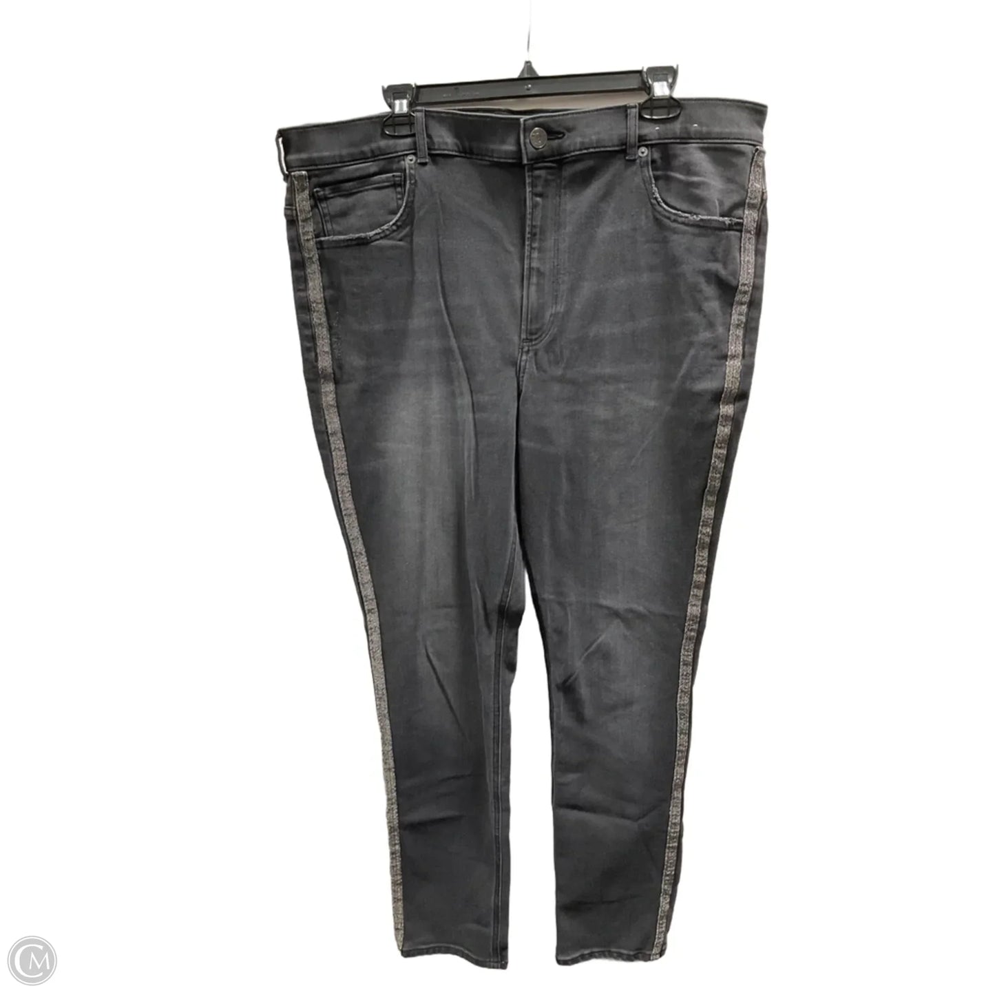 Jeans Skinny By Express In Black, Size: 18