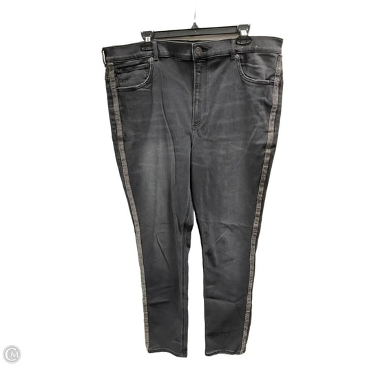 Jeans Skinny By Express In Black, Size: 18