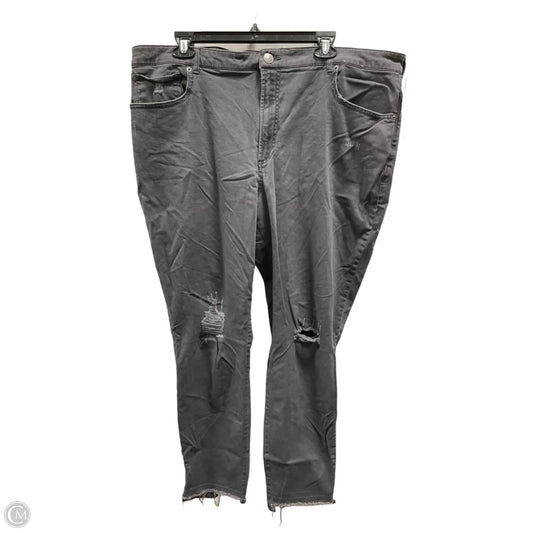 Jeans Skinny By Express In Grey, Size: 18