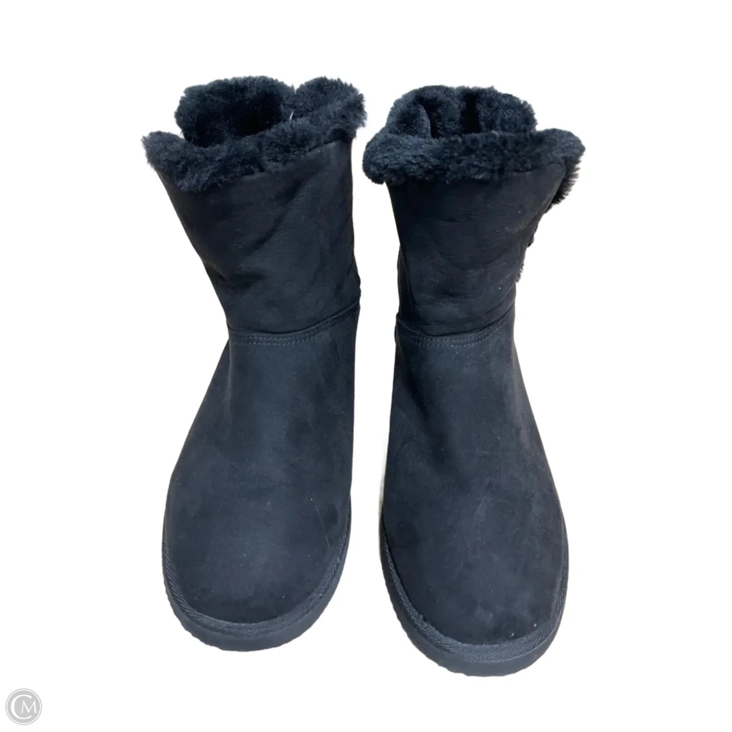 Boots Ankle Flats By Old Navy In Black, Size: 8